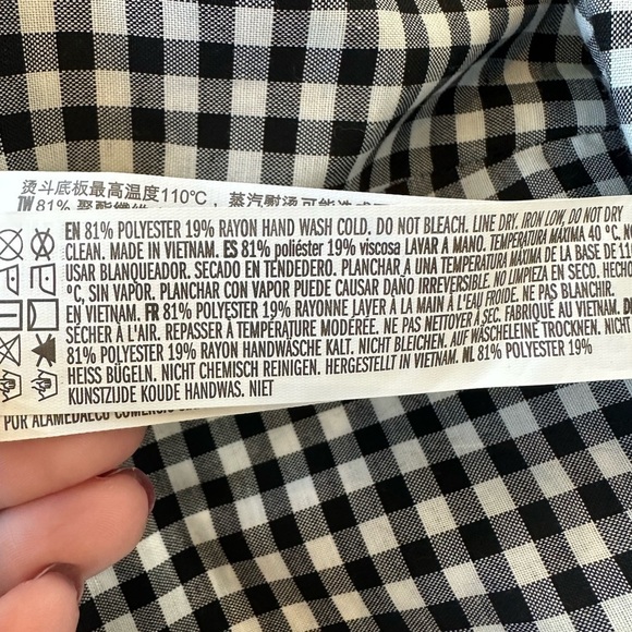 Forever 21 Y2K Gingham Plaid Ruffle Mini Skort - Picture 9 of 9